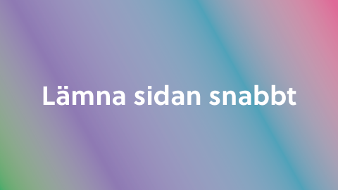 Text i bild: lämna sidan snabbt