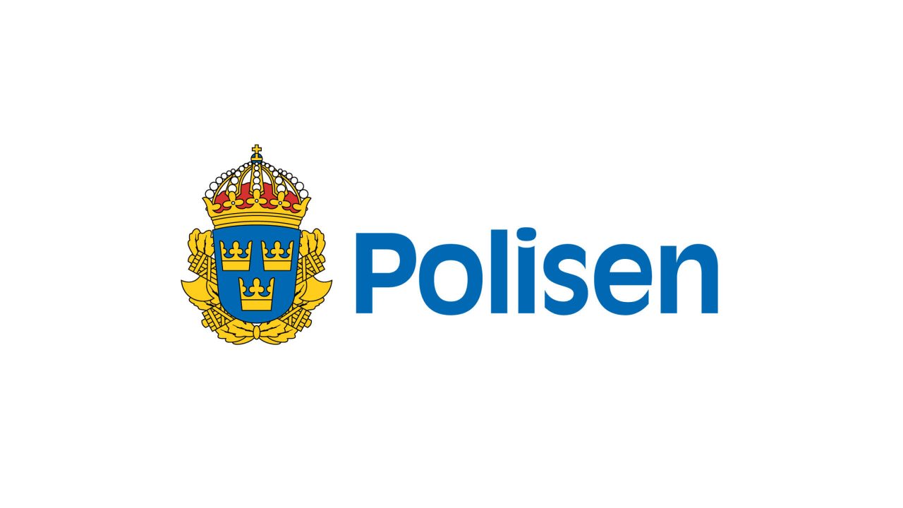 Polisens logotyp mot vit bakgrund