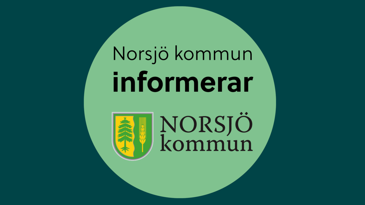 Text i bild: Norsjö kommun informerar