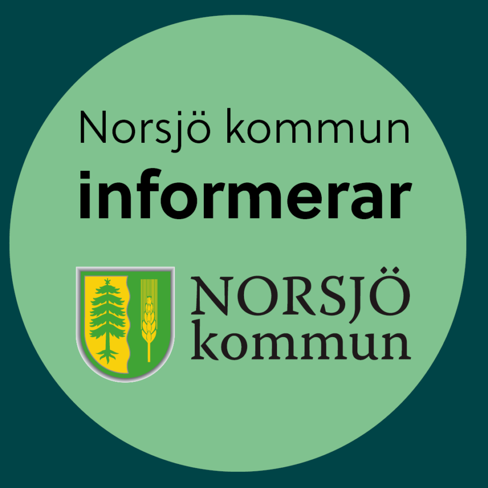 Text i bild: Norsjö kommun informerar