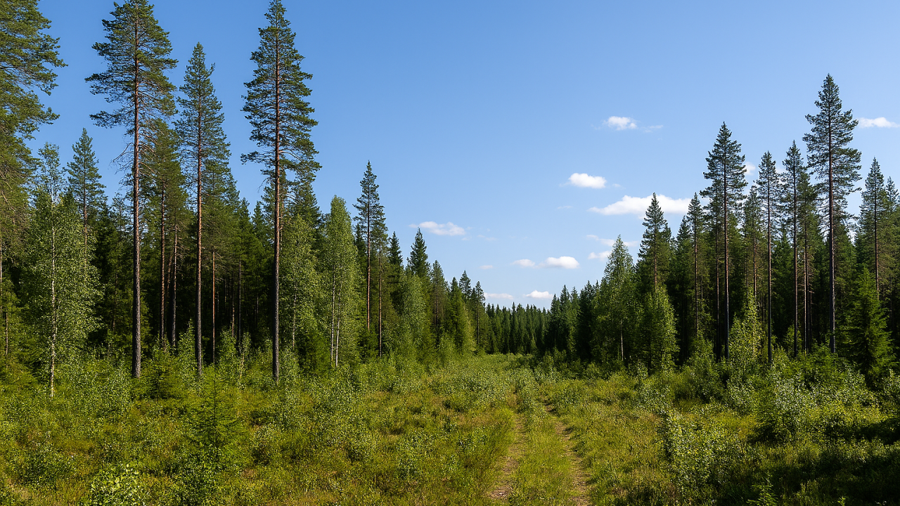 AI-genererad skog