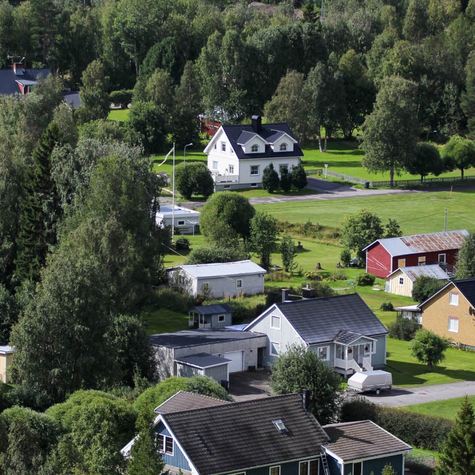 Vy över Bastuträsk